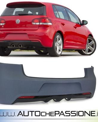 Paraurti posteriore R20 look per Golf 6 R20 look