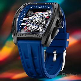 Orologio ofns simil R. MILLE rapper fashion blue