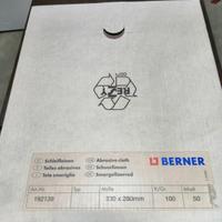 Tela smeriglio BERNER 50 fogli 230x280 - P100