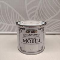 smalto gessato mobili bianco.