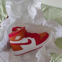 Women Air Jordan 1 zoom air cmft fire red