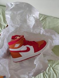 Women Air Jordan 1 zoom air cmft fire red
