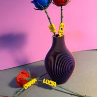 Rosa con nome stampa 3D