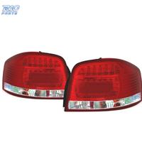 FANALI PER AUDI A3 8P 03-08 LED ROSSO CROMATO