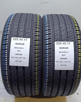 2 GOMME 225 45 17 BARUM RIF4158
