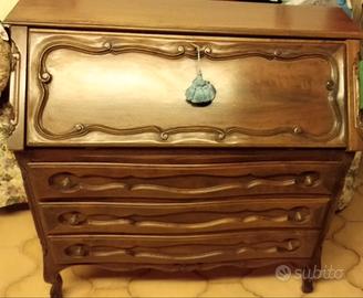 SCRITTOIO / RIBALTINA FINE ANNI 60 BEN TENUTO