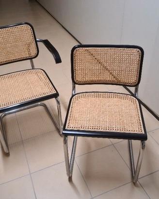 n. 7 sedie Cesca B32 Marcel Breuer