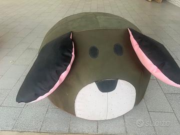 Pouf came e gatto design italiano