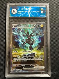 🎁Carta Pokémon  Zekrom Ex gradata 10 gem-mt🎁