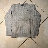Maglione Femminile Ralph Louren grigio  taglia M