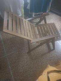 Sedia Pieghevole Sdraio Ikea