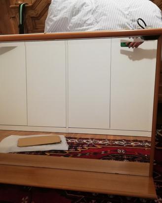 Specchio bagno con fari
