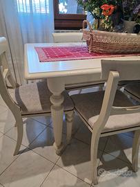 Tavolo in legno Bianco