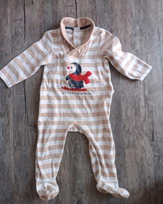 Tuta intera cotone Okaidi 18 mesi
