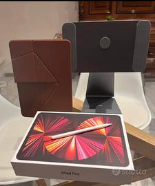 iPad Pro 11” 3ª gen + Apple pencil + Cover + stand