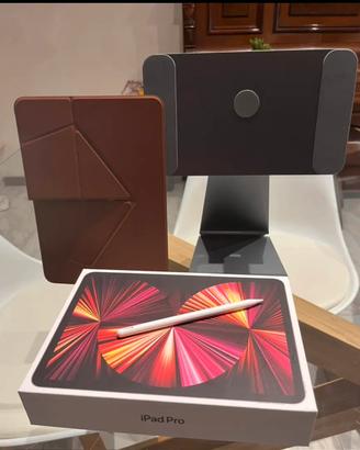 iPad Pro 11” 3ª gen + Apple pencil + Cover + stand