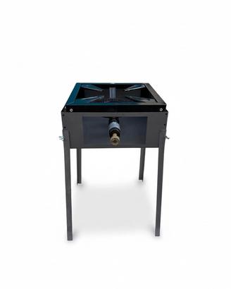 Supporto in Ferro per Fornellone a Gas, 41x41x63,5