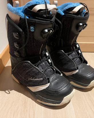 Scarponi snowboard Salomon F20 e F22 uomo e donna