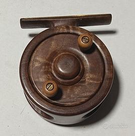 Mulinello da pesca artigianale in legno