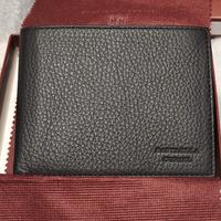 portafoglio in similpelle nero più portacarte 