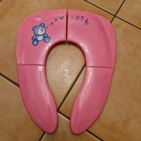 Riduttore wc pieghevole,2 riduttori,3 vasini