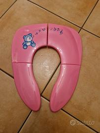 Riduttore wc pieghevole,2 riduttori,3 vasini