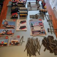 Lego treno anni 80 90 con binari