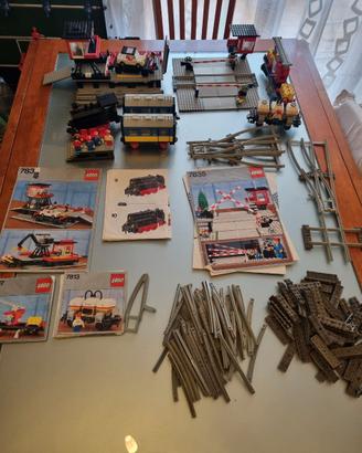 Lego treno anni 80 90 con binari