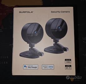 Telecamere di sicurezza 1080P wifi alexa e google 