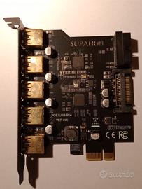 USB 3.0 SupaHub PCI‑E 5 porte