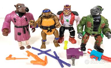 Lotto Tartarughe Ninja TMNT Mutatin 4 figure Playm