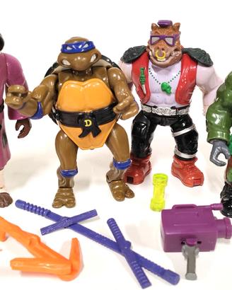 Lotto Tartarughe Ninja TMNT Mutatin 4 figure Playm