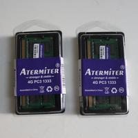 8GB Kit 2x 4GB PC3-10600S DDR3 1333MHz 204Pin SODI