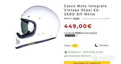 Casco Moto Integrale Vintage Shoei EX-ZERO