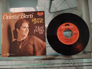 45 giri vinile Orietta Berti - Ritorna amore