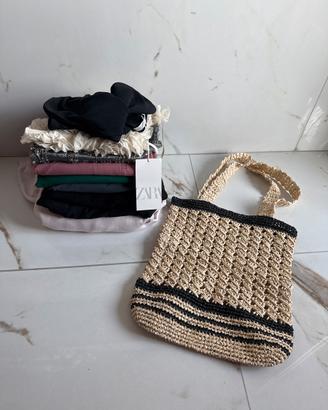 Stock capi d’abbigliamento zara donna