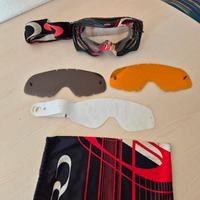 Maschera Oakley O-Frame MX JS5 con lenti