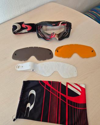 Maschera Oakley O-Frame MX JS5 con lenti