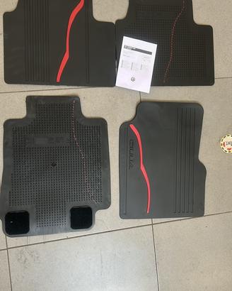 Tappeti in gomma alfa romeo giulia originali