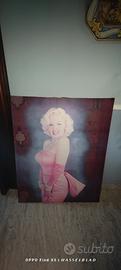Tela con la raffigurazione di Marilyn Monroe 