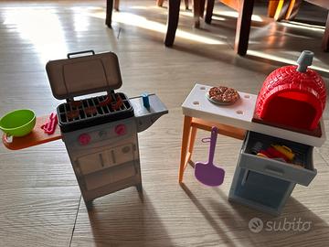 Set barbecue e pizzeria barbie