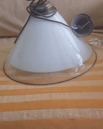 Lampadario Vintage Vetro 