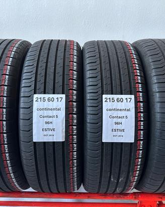 4 gomme 215 60 17 Continental