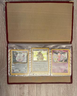 65 carte pokemon vecchio album ita eng holo NM