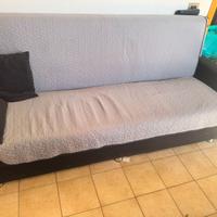 Divano letto matrimoniale con contenitore