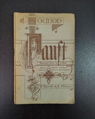 Libretto opera Faust