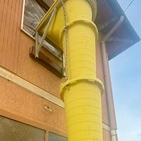 Tubi macerie edilizia (5 pezzi + tramoggia)