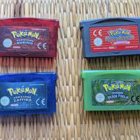 Lotto Pokemon giochi Game Boy Advance