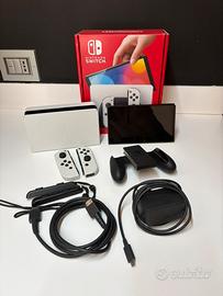Nintendo switch oled bianca 64 gb