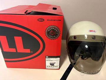 Casco Bell Custom 500 color Pearl White con visier